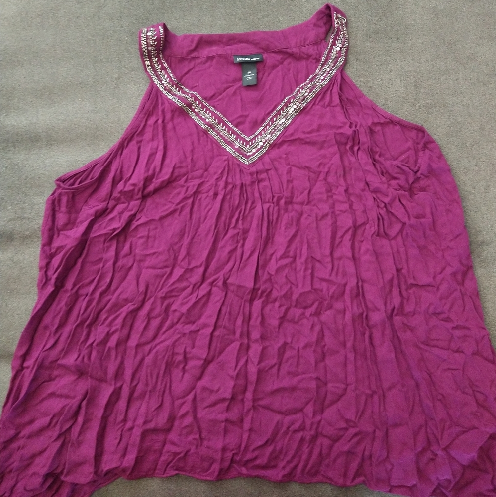 Lane Bryant sz 26 purple tank top